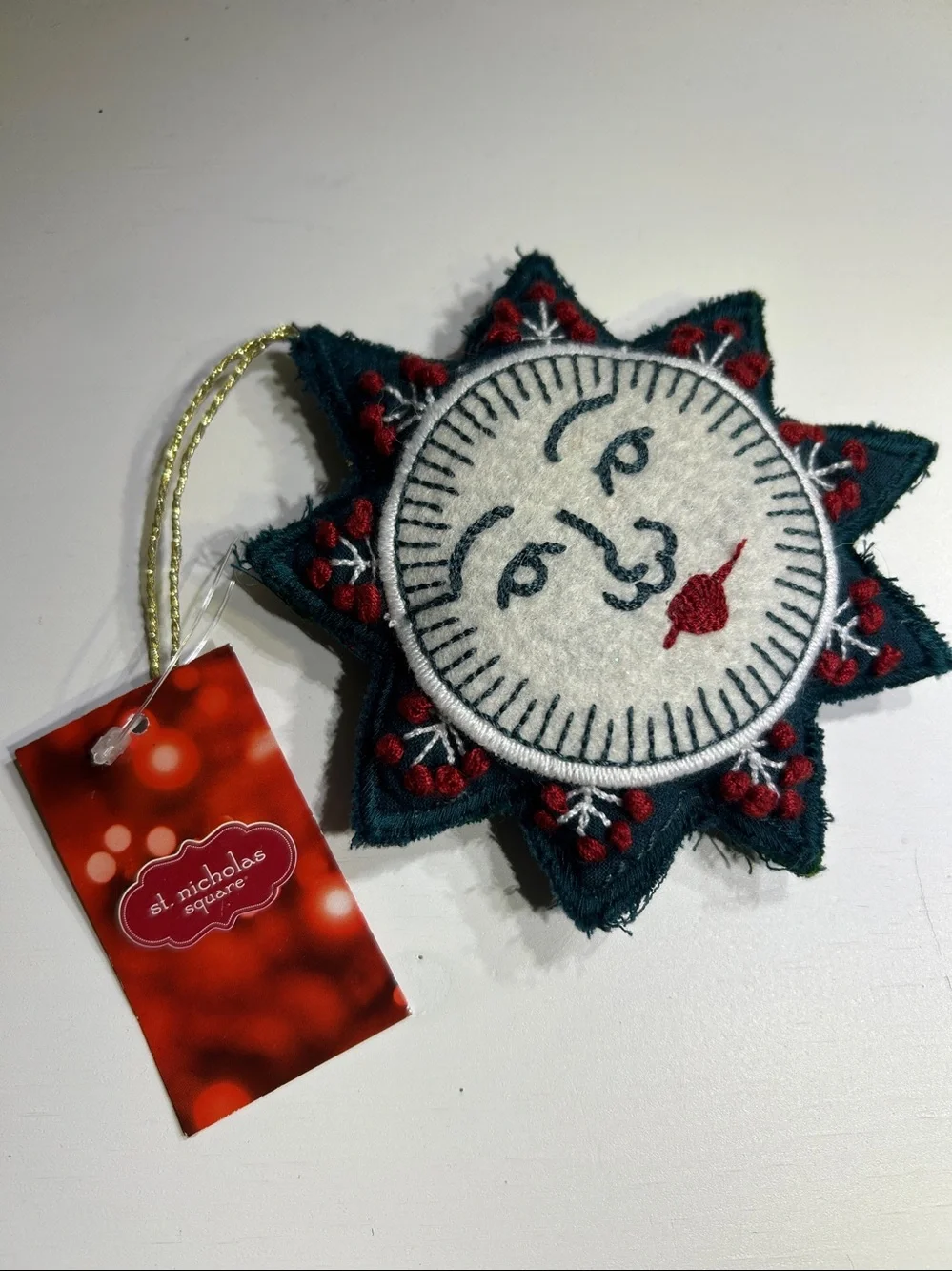 NWT St. Nicholas Square® Decorative Sun Christmas Ornament